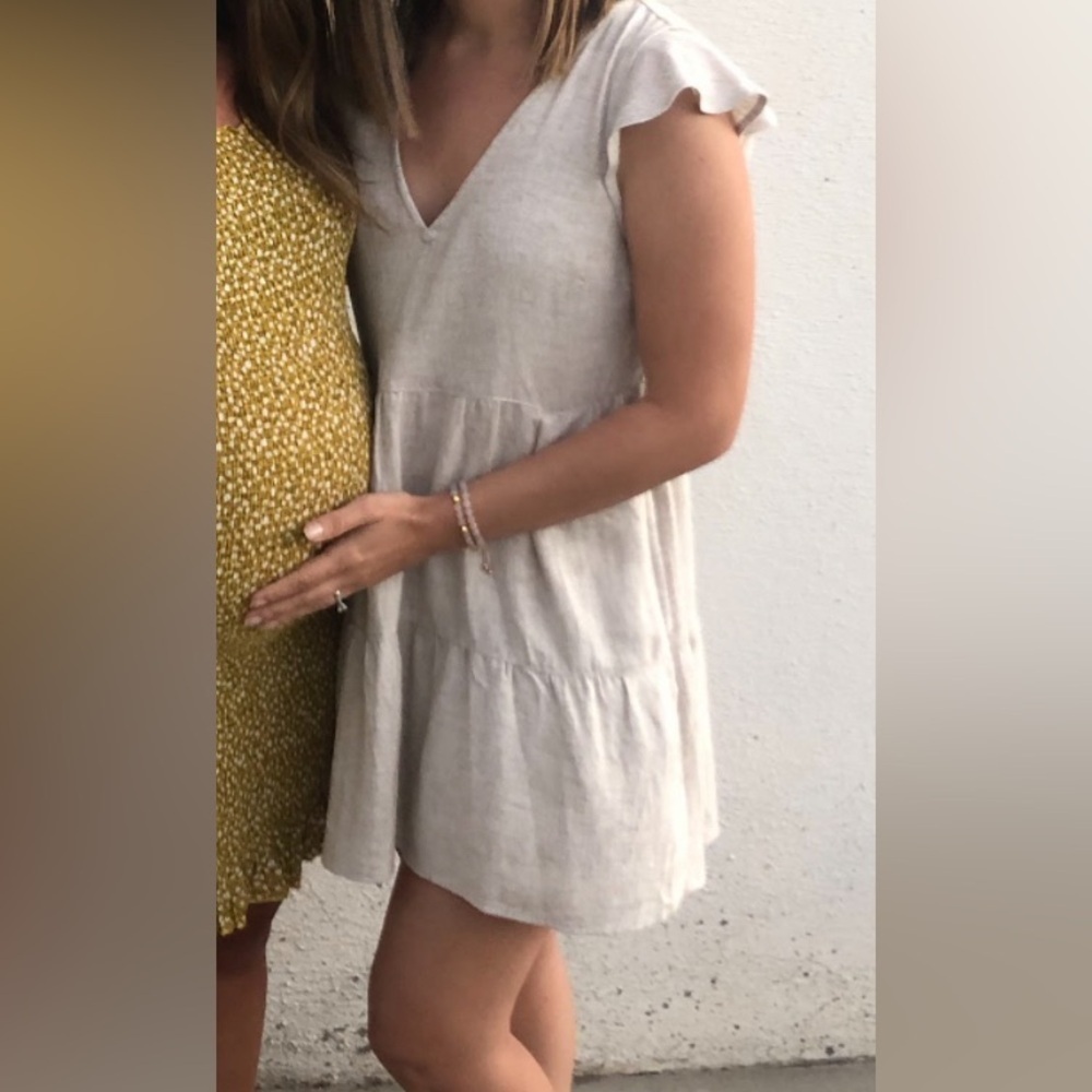 Abercrombie linen mini dress